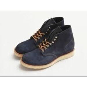 NEW 2013 Red wing x Concepts Plain Toe Boot 8821 Mens 9D Blue Suede Lace Up RARE